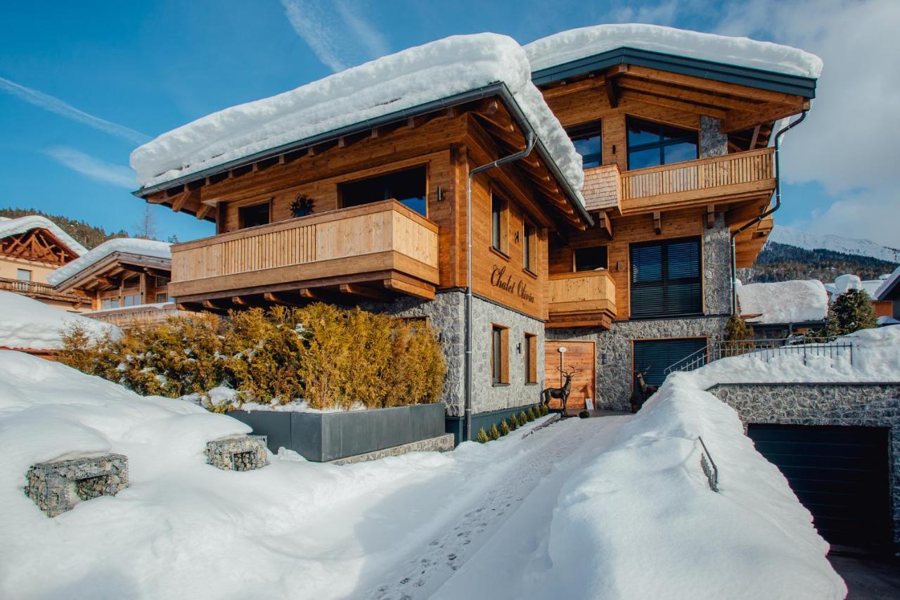 Chalet Olivia Villa Seefeld in Tirol Bagian luar foto